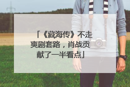 《藏海传》不走爽剧套路，肖战贡献了一半看点