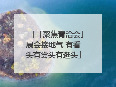 「聚焦青洽会」展会接地气 有看头有尝头有逛头
