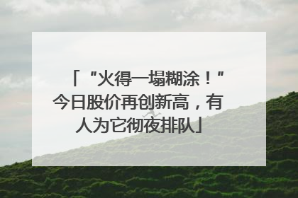 “火得一塌糊涂！”今日股价再创新高，有人为它彻夜排队