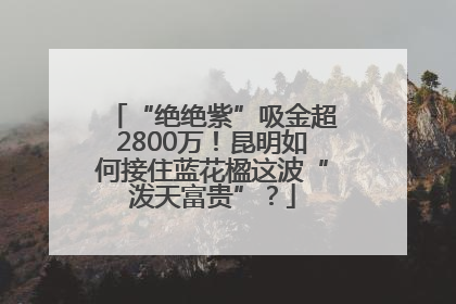 “绝绝紫”吸金超2800万！昆明如何接住蓝花楹这波“泼天富贵”？