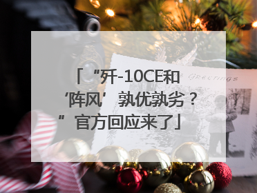 “歼-10CE和‘阵风’孰优孰劣？”官方回应来了