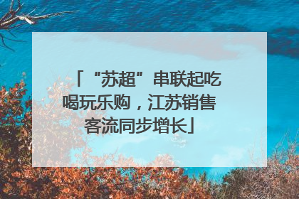 “苏超”串联起吃喝玩乐购，江苏销售客流同步增长