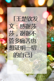 王楚钦发文：感谢莎莎，谢谢不管多痛苦也想证明一切的自己