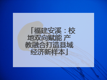 福建安溪：校地双向赋能 产教融合打造县域经济新样本