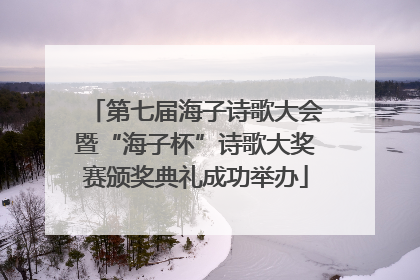 第七届海子诗歌大会暨“海子杯”诗歌大奖赛颁奖典礼成功举办