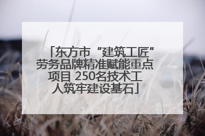 东方市“建筑工匠”劳务品牌精准赋能重点项目 250名技术工人筑牢建设基石