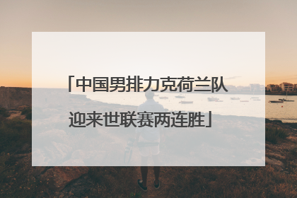 中国男排力克荷兰队 迎来世联赛两连胜