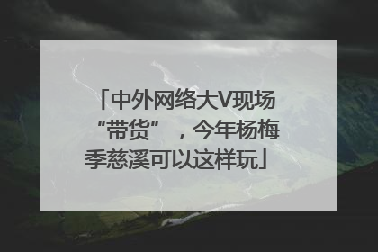 中外网络大V现场“带货”，今年杨梅季慈溪可以这样玩