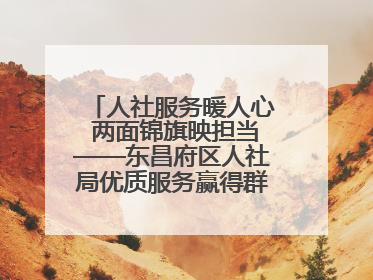 人社服务暖人心 两面锦旗映担当——东昌府区人社局优质服务赢得群众双赞誉