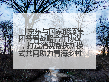 京东与国家能源集团签署战略合作协议，打造消费帮扶新模式共同助力青海乡村振兴发展