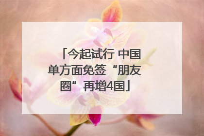 今起试行 中国单方面免签“朋友圈”再增4国