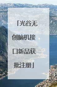 光谷无创脑机接口新品获批注册