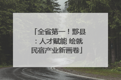 全省第一！黟县：人才赋能 绘就民宿产业新画卷