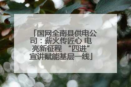 国网全南县供电公司：薪火传匠心 电亮新征程 “四进”宣讲赋能基层一线