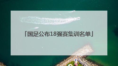 国足公布18强赛集训名单