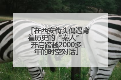 在西安街头偶遇背着历史的“秦人” 开启跨越2000多年的时空对话
