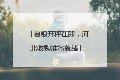 夏粮开秤在即，河北收购准备就绪