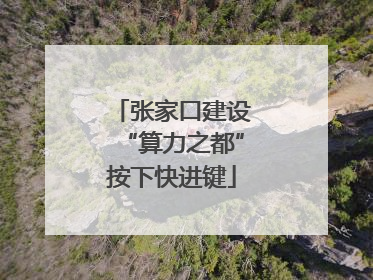 张家口建设“算力之都”按下快进键