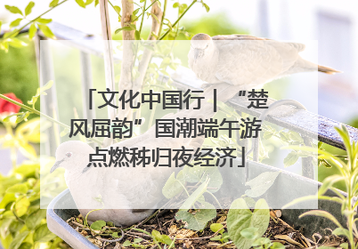 文化中国行｜“楚风屈韵”国潮端午游点燃秭归夜经济