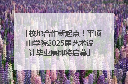 校地合作新起点！平顶山学院2025届艺术设计毕业展即将启幕