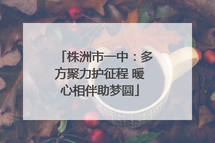株洲市一中：多方聚力护征程 暖心相伴助梦圆