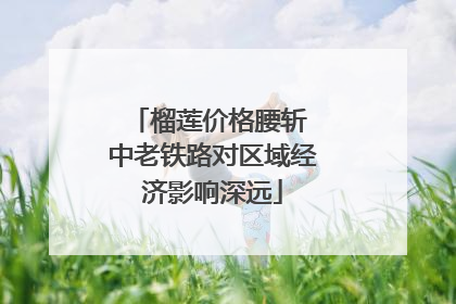 榴莲价格腰斩 中老铁路对区域经济影响深远