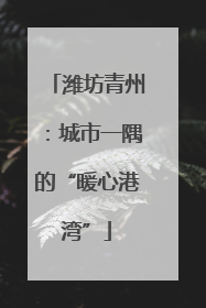潍坊青州：城市一隅的“暖心港湾”