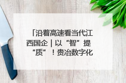 沿着高速看当代江西国企｜以“智”提“质”！贵冶数字化转型迈出新步伐