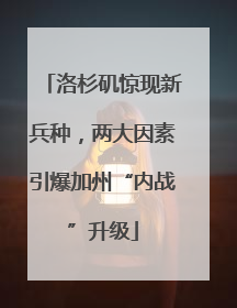 洛杉矶惊现新兵种，两大因素引爆加州“内战”升级