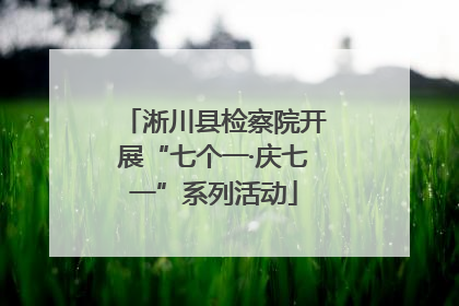 淅川县检察院开展“七个一·庆七一”系列活动