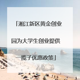 湘江新区黄金创业园为大学生创业提供一揽子优惠政策