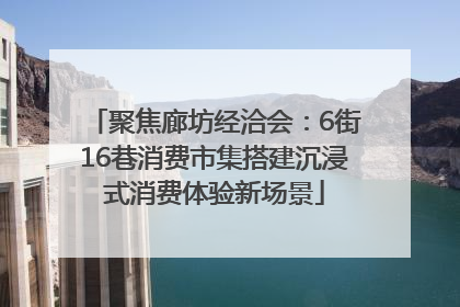 聚焦廊坊经洽会：6街16巷消费市集搭建沉浸式消费体验新场景