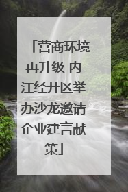 营商环境再升级 内江经开区举办沙龙邀请企业建言献策