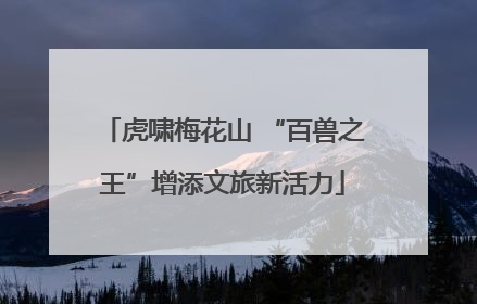 虎啸梅花山 “百兽之王”增添文旅新活力