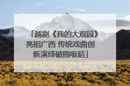 越剧《我的大观园》亮相广西 传统戏曲创新演绎破圈吸睛