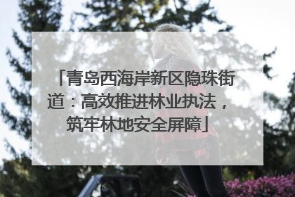 青岛西海岸新区隐珠街道：高效推进林业执法，筑牢林地安全屏障