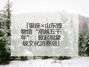 银座×山东博物馆“潮越五千年”：掀起现象级文化消费潮