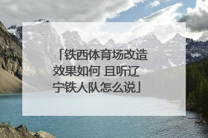 铁西体育场改造效果如何 且听辽宁铁人队怎么说