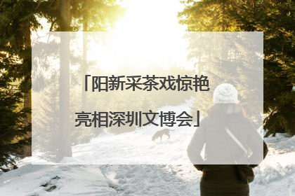 阳新采茶戏惊艳亮相深圳文博会