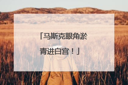 马斯克眼角淤青进白宫！