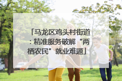 马龙区鸡头村街道：精准服务破解“两栖农民”就业难题