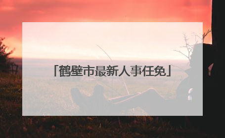 鹤壁市最新人事任免