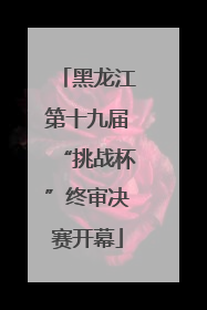 黑龙江第十九届“挑战杯”终审决赛开幕