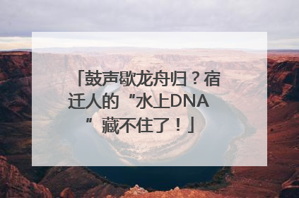 鼓声歇龙舟归？宿迁人的“水上DNA”藏不住了！