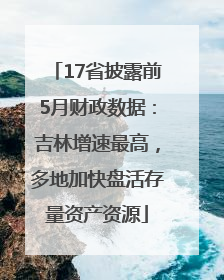 17省披露前5月财政数据：吉林增速最高，多地加快盘活存量资产资源