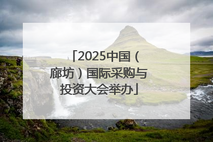 2025中国（廊坊）国际采购与投资大会举办