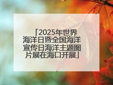 2025年世界海洋日暨全国海洋宣传日海洋主题图片展在海口开展