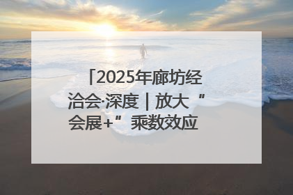 2025年廊坊经洽会·深度｜放大“会展+”乘数效应 打造消费新场景