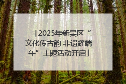 2025年新吴区“文化传古韵 非遗耀端午”主题活动开启