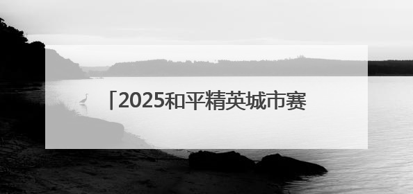 2025和平精英城市赛总决赛在岳阳市圆满落幕